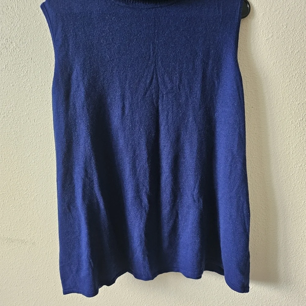 Jessica London Royal Blue Cowl Neck Short Sleeves Sweater Casual Size 22/24.